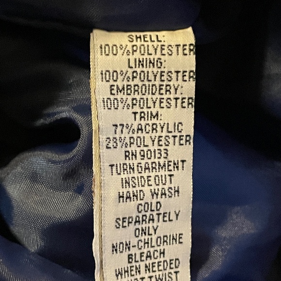 Bob Mackie Women Fleece Vest XL Faux Fur Collar Paisley Boho Western Embroidered - Picture 12 of 12